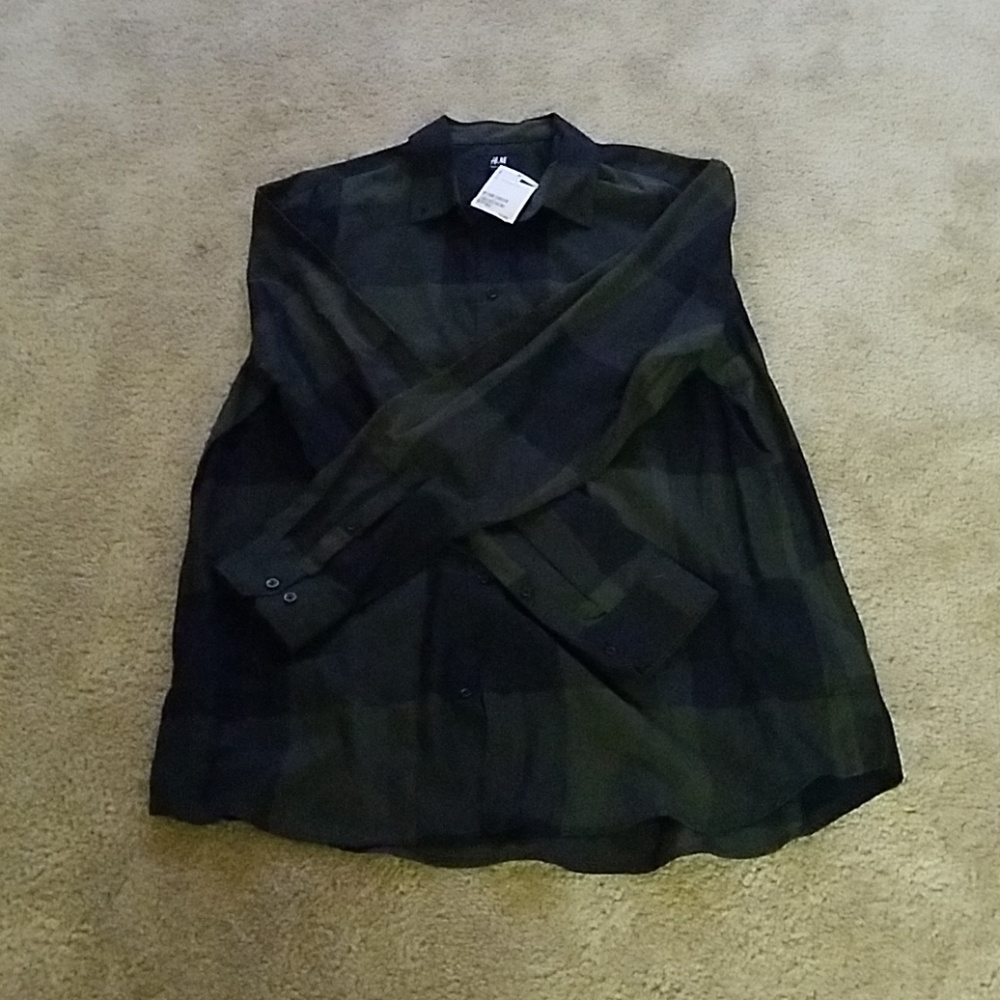 Green Plaid brand new